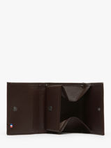 Leather Wallet Madras Etrier Brown madras EMAD097-vue-porte