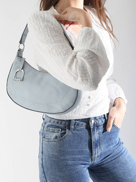 Sac Porté épaule M Altesse Cuir Etrier Bleu altesse EALT017M vue secondaire 1